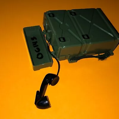 Vintage 1964 GI Joe 7700 Soldier Accessory RADIO TELEPHONE Green Backpack • $9.95