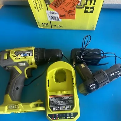 Ryobi P215K 18-Volt ONE+ Lithium-Ion Cordless 1/2 In. Drill Driver Kit • $49