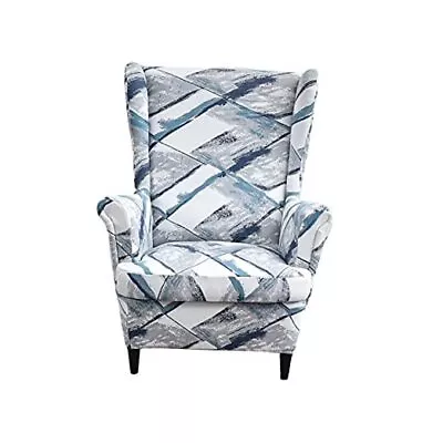  Wingback Chair Slipcover 2-Piece Stretch Wingback Chair Sofa Slipcover 9 • $47.98