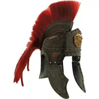 Brass Finish Roman Queen's Guard Helmet Full Size With Leather Liner • $84.99