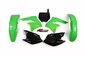 R Tech Kawasaki Plastic Kit Kx250f Fenders Shrouds Plates 2006 2007 2008 • $89.99