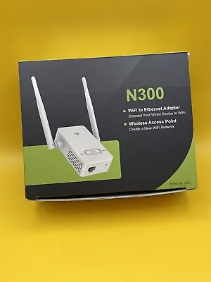 BrosTrend N300 WiFi To Ethernet Adapter Connecting Wired Device To Wifi New - T1 • $33.98