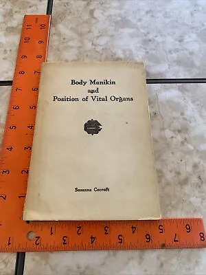 BODY MANIKIN And Position Of Vital Organs COCROFT  1914 Anatomical Fold-outs!  • $36
