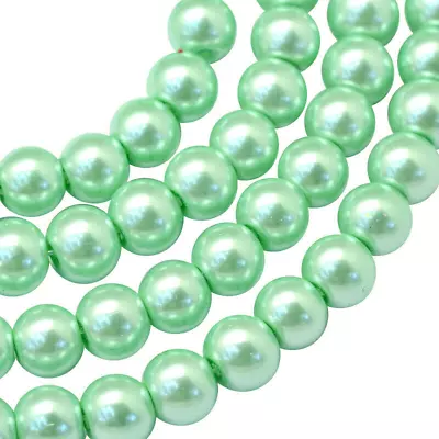 £2.09 • Buy 200 Faux Pearl Beads Round Acrylic Mixed Colour Jewellery Wedding Sewing Crafts