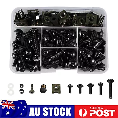 Complete Fairing BoltS Kit Screw Fit For Kawasaki Ninja 250R 300R 650R 750R • $32.99