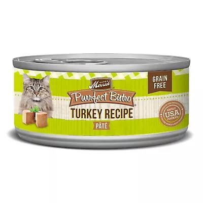 Merrick Purrfect Bistro Grain Free Wet Cat Food Turkey Recipe Pate - (Pack Of... • $84.95