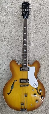 Epiphone Riviera Semi Hollow Body Archtop Electric Guitar - Royal Tan Finish • $699