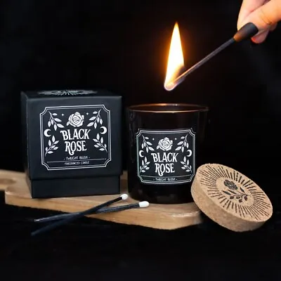 Black Rose Twilight Blush Candle Gift Idea • £14