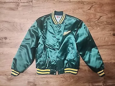 Vintage MLB Oakland Athletics SWINGSTER Jacket XL Starter Style • $49.99