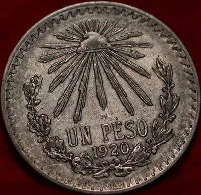 1920 Mexico One Peso Silver Foreign Coin • $0.99