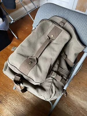 Rothco Canvas Convertible Duffle / Backpack Olive Drab/Brown • $24.99