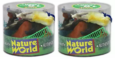 £6.99 • Buy 18Pcs PLASTIC ANIMALS TUB Set New Toys Farm Animals Farm Ocean Wild Animals