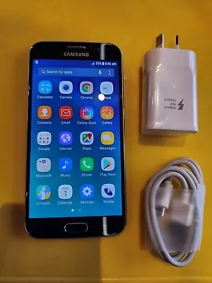 Samsung Galaxy S6 SM-G920i 64GB Telstra 4G Unlocked Great Condition Works Perfec • $100