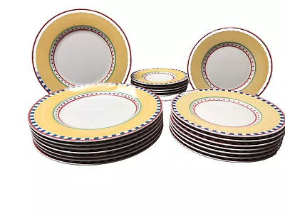 23 Pc. Villeroy And Boch Retired Set Twist-Bea Bread Salad & Dinner Plates • $209.99