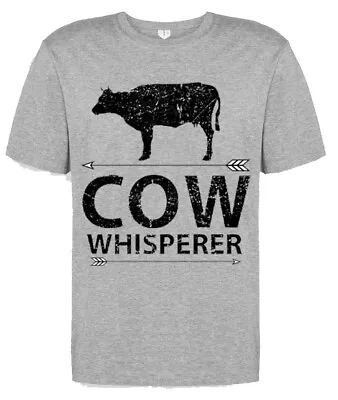 Cow Whisperer Farm Farming Mens Funny Meme Viral Birthday Gift T Shirt • £5.99