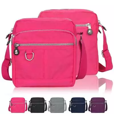 Womens Messenger Cross Body Ladies Handbag Bag Shoulder Bag Purse Everyday Bag • $12.69