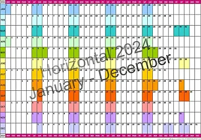 £5.50 • Buy 2024 YEAR WALL PLANNER Office Organiser Event Planner A3 A2 A1 A0  Jan - Dec