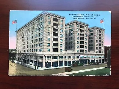 Postcard Hotel Multnomah Portland Oregon Posted 1915 • $0.99