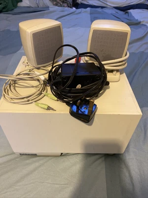 £25 • Buy Altec Lansing ACS340 Multimedia Computer Speaker System With Powered Subwoofer