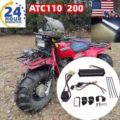 LED Headlight Light Bar Kit For Honda Big Red ATC200/110 Plug-n-Play Waterproof • $24.99