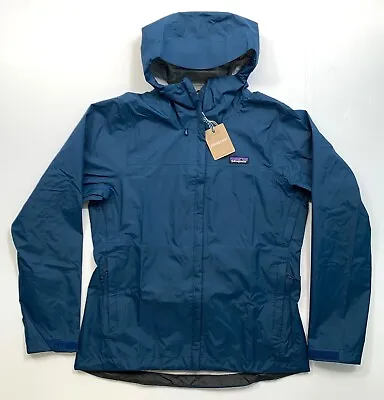 Women's PATAGONIA Torrentshell 3L Jacket Raincoat #85246 LAGOM BLUE (LMBE) • $179.99