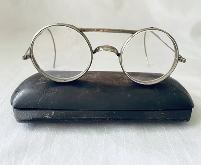 $0.99 • Buy VINTAGE Silver Tone Safety GOGGLES With Metal Case