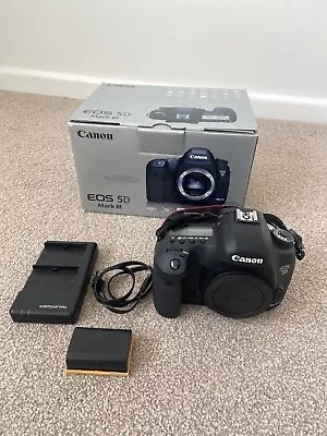 Canon EOS 5D Mark III 22.3MP Digital SLR Camera - Black (Body Only) • £155