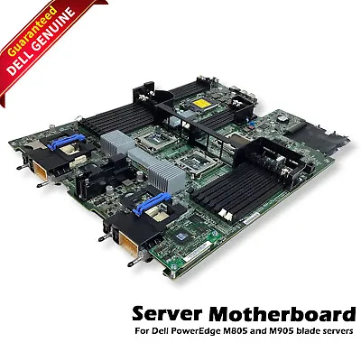 Genuine Dell PowerEdge M905 Quad CPU Socket Server Motherboard D413F W370K K547T • $45.98