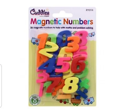 MAGNETIC LETTERS ALPHABET NUMBERS Fridge Magnets Toys Kids Learning Lower Case  • £2.99