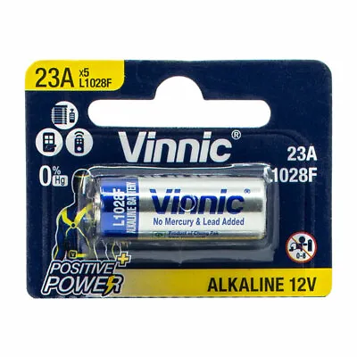 £3.90 • Buy 1 X Vinnic L1028F 23A Battery Alkaline 12V A23 MN21