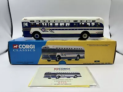 1997 Corgi Classics 1/50 Scale Northland Greyhound Lines GM 4506 Blue & White 14 • $39.99