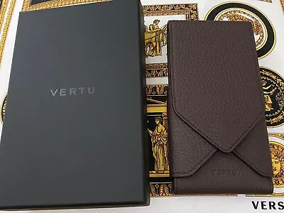 Vertu Aster Constellation V Signature Touch 4.7  Origami Case In Brown Calf  • $130.79