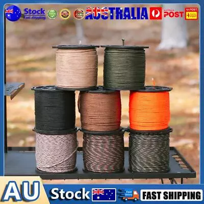 9-Core Paracord Rope Tear Resistant 100m Tent Wind Rope For Outdoor Camping • $20.29