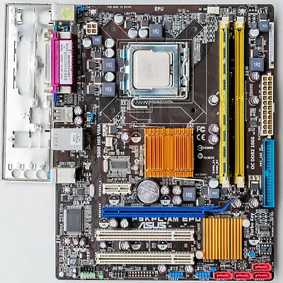 Asus P5KPL-AM EPU LGA775 G31 Motherboard Intel MicroATX PCIe DDR2 Core 2 Quad • $45