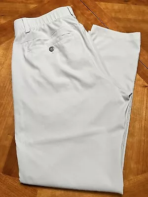 Under Armour Showdown Pants Mens 34x30 Halo Gray Straight Golf Stretch • $9.99