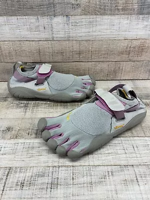 Vibram Fivefingers KSO W1459 Athletic Gray Toe Shoes Women's Sz 36 / US 6.5-7 • $39.99