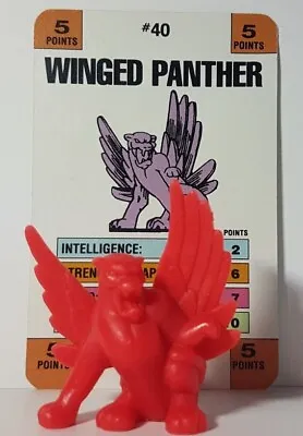 Monster In My Pocket Winged Panther Series 1 Red  #40 Complete With Battle Card  • $16.15