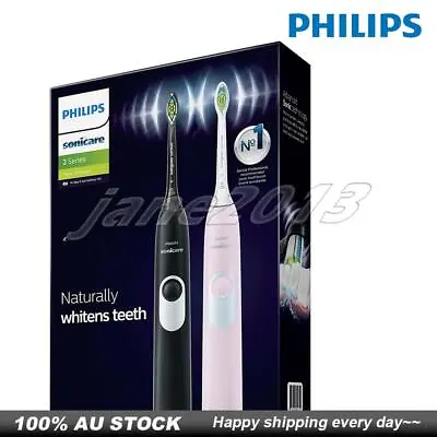 $153.99 • Buy Philips Sonicare 2 Series Rechargeable Electric Toothbrush 2 Packs Set HX6232/74