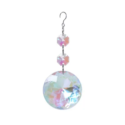 £3.37 • Buy Sun Catcher Crystal Ball Pendant Prism Rainbow Hanging Pendant Home Window Decor