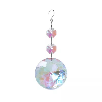£3.37 • Buy Sun Catcher Crystal Ball Pendant Prism Rainbow Hanging Pendant Home Window Decor