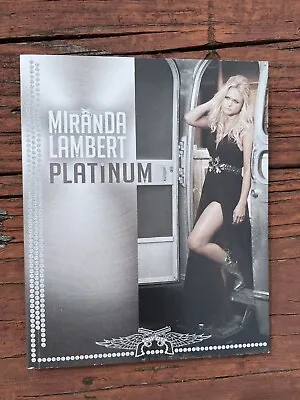 MIRANDA LAMBERT Limited Edition CD Album Rare PLATINUM Magazine Windowsticker • $24.99