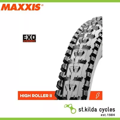 Maxxis High Roller II Bike Tyre - 26 X 2.40 - EXO - Folding - 60TPI - Pair • $155.13