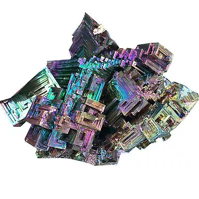70g Rainbow Aura Titanium Bismuth Specimen Mineral Gemstone Crystal Rock • £9.17