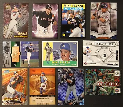 MIKE PIAZZA LOT Of 11 Different W/ Parallels Inserts #'d & Premiums - See Pics • $9.95