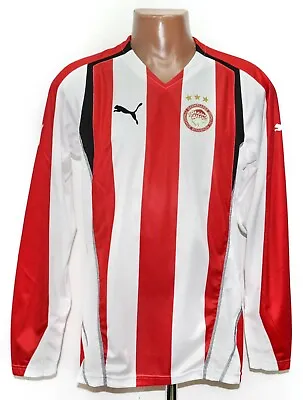 Olympiacos Greece 2005/2006 Home Football Shirt Jersey Puma Size S • £59.99