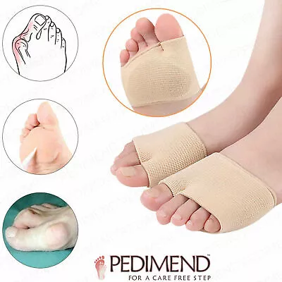 Ball Of Foot Pain Relieve Metatarsal Gel Cushion Arch Pads Support GEL OR FABRIC • £7.99