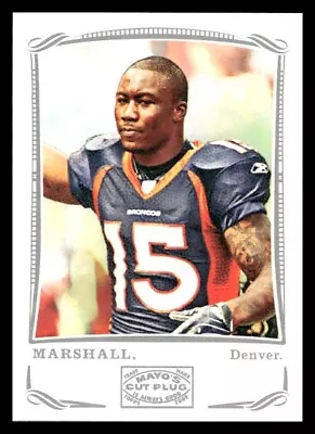 2009 Topps Mayo #32 Brandon Marshall SILVER Denver Broncos • $1.89