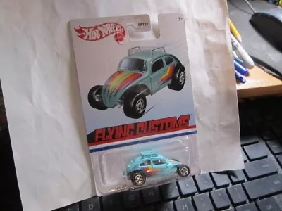 RETRO CUSTOM VOLKSWAGEN BEETLE HOT WHEELS 2021 FLYING CUSTOMS VW Bug GIFT! • $2.99