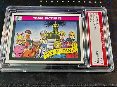 New Mutants  1990 Impel Emc Graded 10 Vintage🔥🔥 1st Year! Card • $8.50