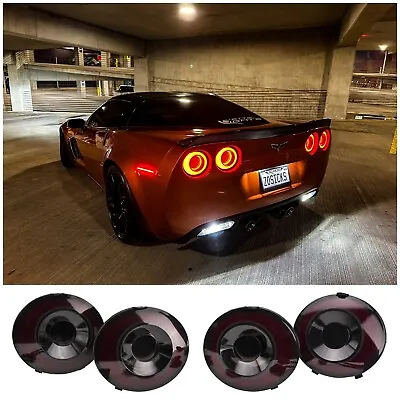 For 2005-2013 C6 Corvette InfiRai LED Tail Lights (US & Euro) [Smoked Look] • $529.95